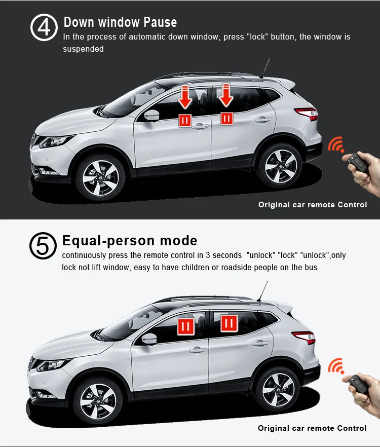Автомобильный Мощность окна Roll up окна ближе для NISSAN Qashqai X-Trail Murano удаленно закрыть стеклоподъемник автомобиля стекло ближе