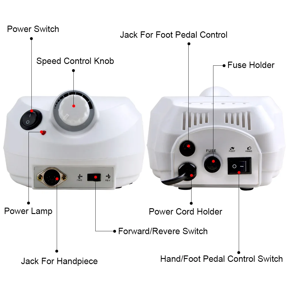 Электрическая дрель для ногтей аппарат маникюра гель удаления кутикулы