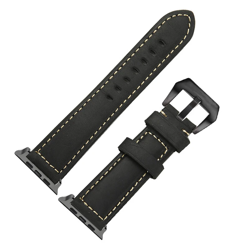 Аксессуары для часов Apple Watch Band 44 мм 42 коричневый матовый кожаный ремешок аpple 40 38