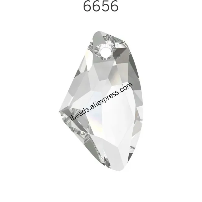 1 шт.) кристалл Swarovski 6656 Галактическая Вертикальная подвеска Австрийские Свободные Стразы для изготовления ювелирных изделий своими руками - Цвет: Crystal 001