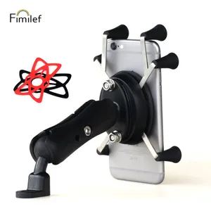 fimilef motorcycle phone holder motorbike rear view mirror handlebar mount stand support for mobile phone moto cell phone holder free global shipping