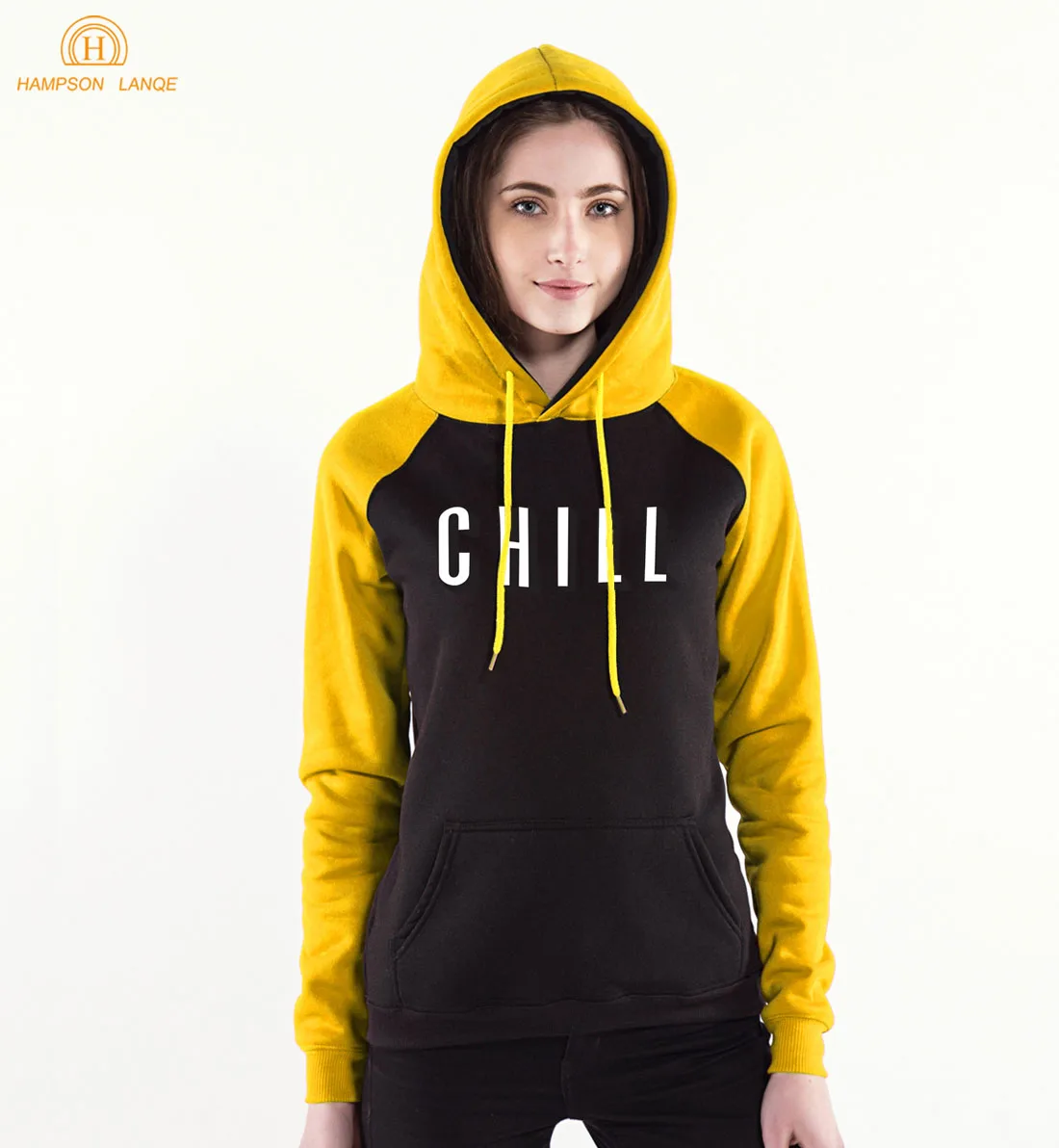 

Fashion Brand Chill Raglan Hoodies Sweatshirts Women 2019 Spring Autumn Kawaii Women's Hooded Warm Fleece Long Sleeve Hooded