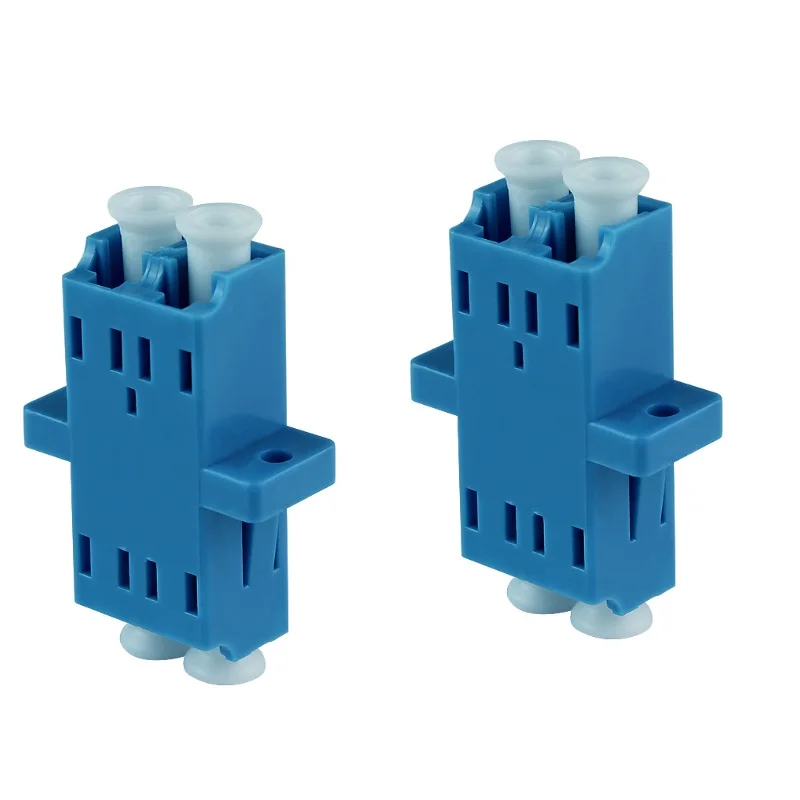 

50pcs/lot Duplex LC to LC Coupler Fiber Optic Flange LC Fiber Optical Connector
