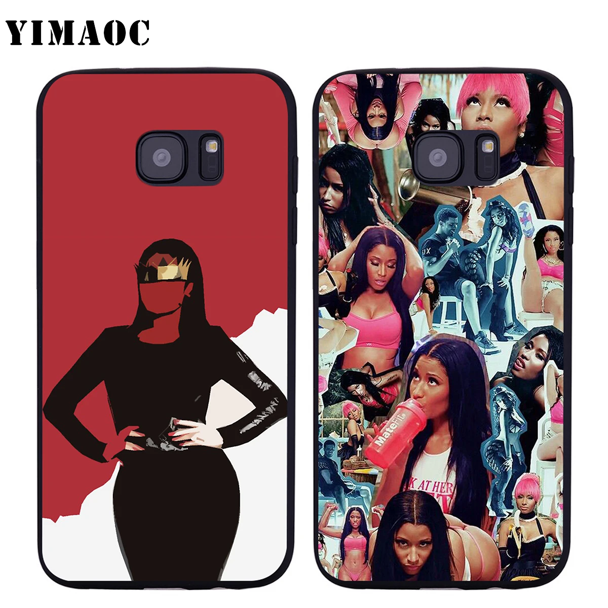 YIMAOC в стиле Nicki Minaj уход за кожей лица девушка чехол для Samsung Галактики A7 A8 A9 A10 A20 A30