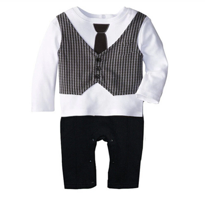 Одежда для маленьких мальчиков весна 2017 детские комбинезоны хлопковая одежда