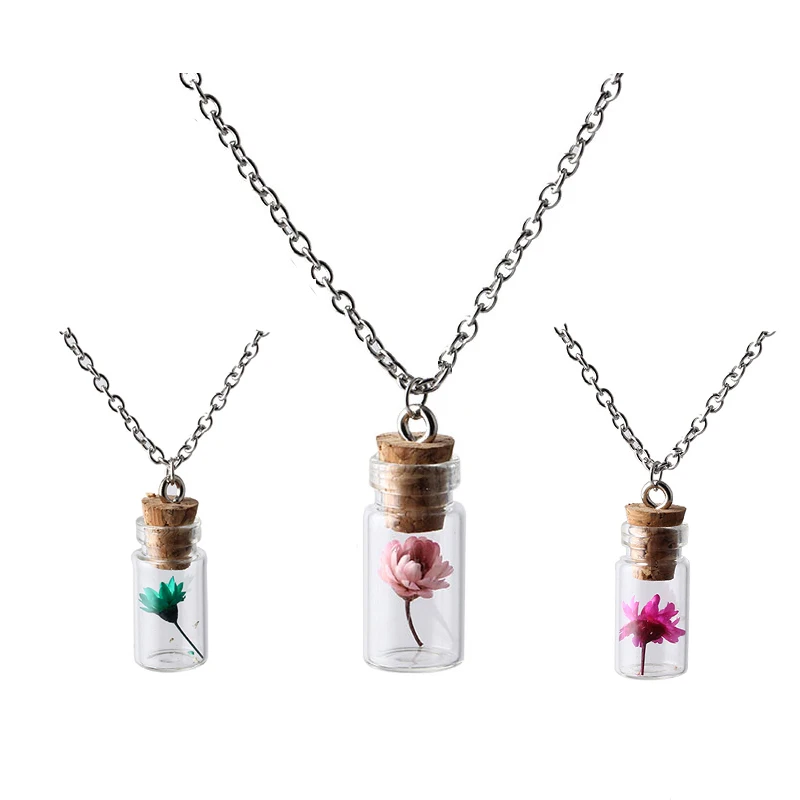 Новые модные ювелирные изделия Серебряная цепочка милые девушки цветы и