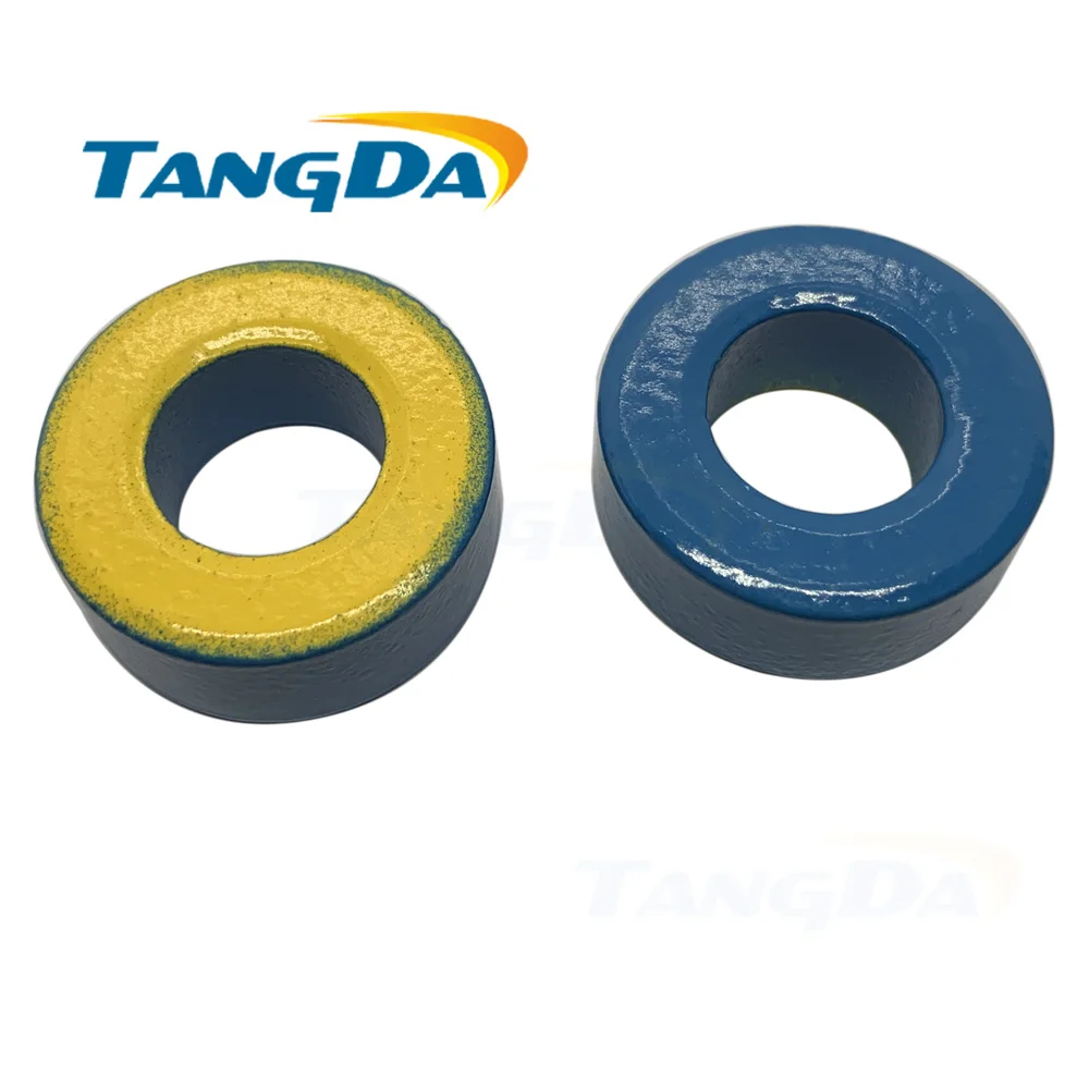 

Tangda Iron powder cores T106-17 OD*ID*HT 27*14.5*11 mm 5.1nH/N2 4ue Iron dust core Ferrite Toroid Core toroidal blue yellow PR