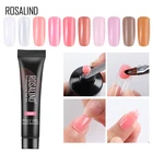 ROSALIND 15 мл полимер для наращивания ногтей кристалл строитель лак для ногтей Набор для маникюра гель лак Полупостоянный