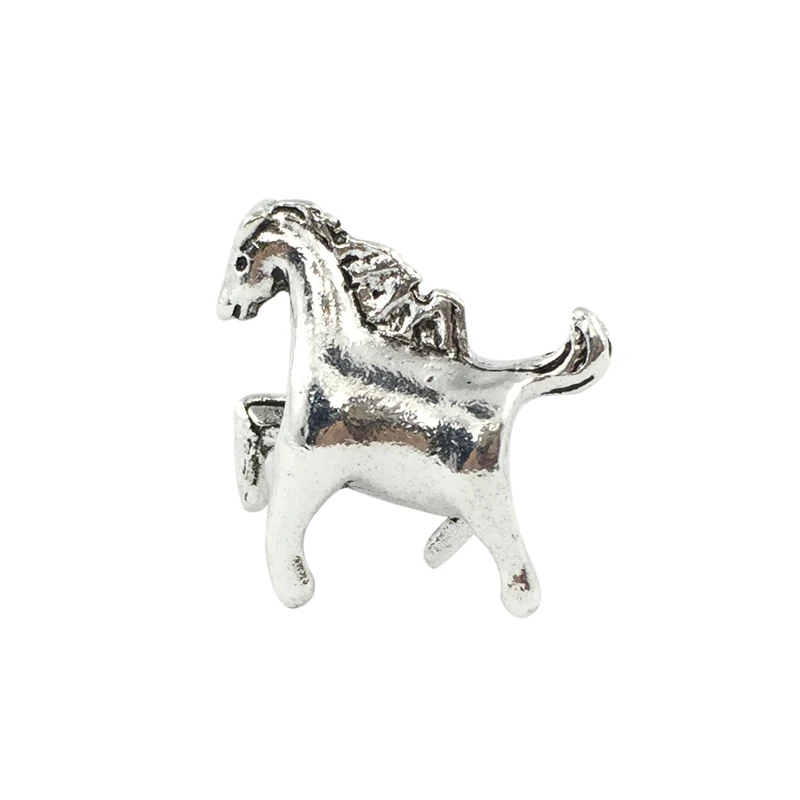 5 шт./лот ожерелье с подвесками в виде лошади модные европейские бусины животных