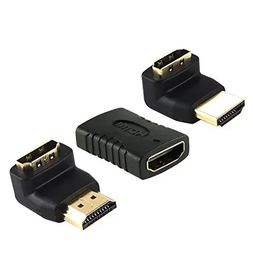 Комплект адаптеров HDMI совместимый переходник мама и совместимые Угловые