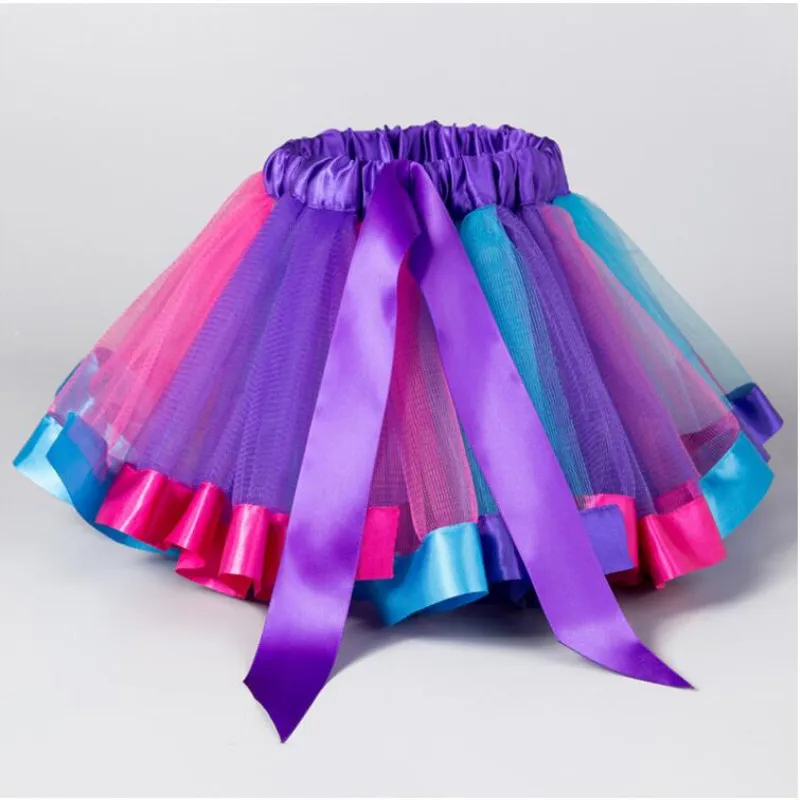 

AJLONGER Princess Tutu Skirt Baby Girls Clothes Rainbow Kids Party Tutu for Girls Skirts Children Ball Gown