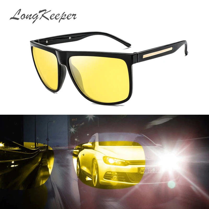 

LongKeeper 2018 Polarized Sunglasses Men's UV400 Protection Night Vision Driving Glasses Women Goggles Anti-Glare Sun Glasses