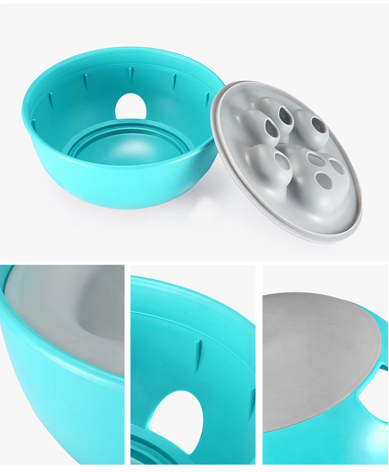 New Pet Dog Bowl Tumbler Slow Feeder Anti Leakage Food IQ Treat Ball Dog Toys for Pet Cat Food Water Feeding Dish Feeder