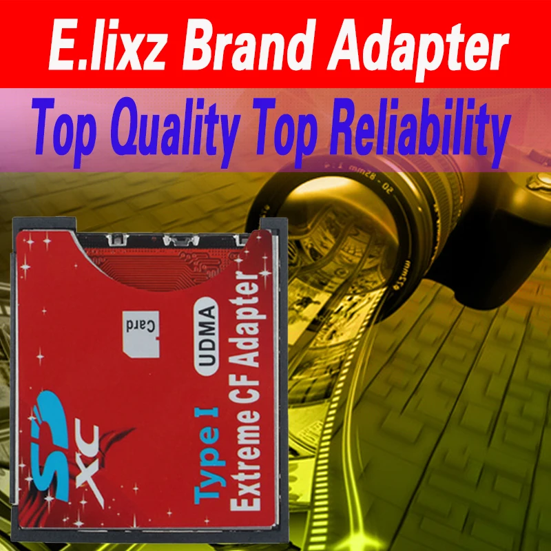E.lixz Wi Fi Sd Sdhc Sdxc в Cf Тип компактный флэш карта памяти Адаптер для 8 м - Цена: 857,36 руб.