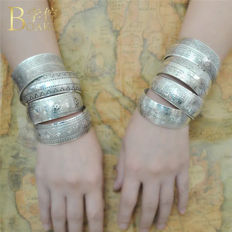 Новый Стиль Бохо тибетские ювелирные изделия винтажный браслет для женщин