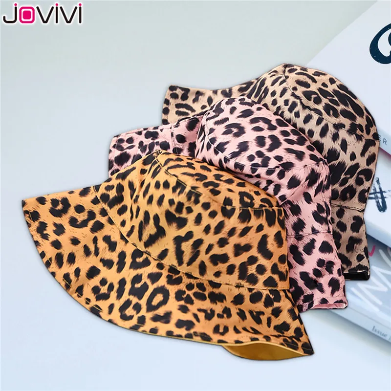 Jovivi 1 шт. Leopard Patterm Ведро Шляпа Boonie Рыбалка Кепка для улицы Мужские Женские Защита