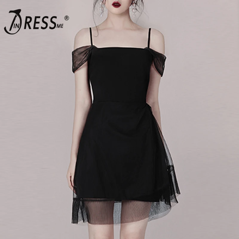 Женское платье без бретелек INDRESSME Летнее мини-платье трапециевидной формы с