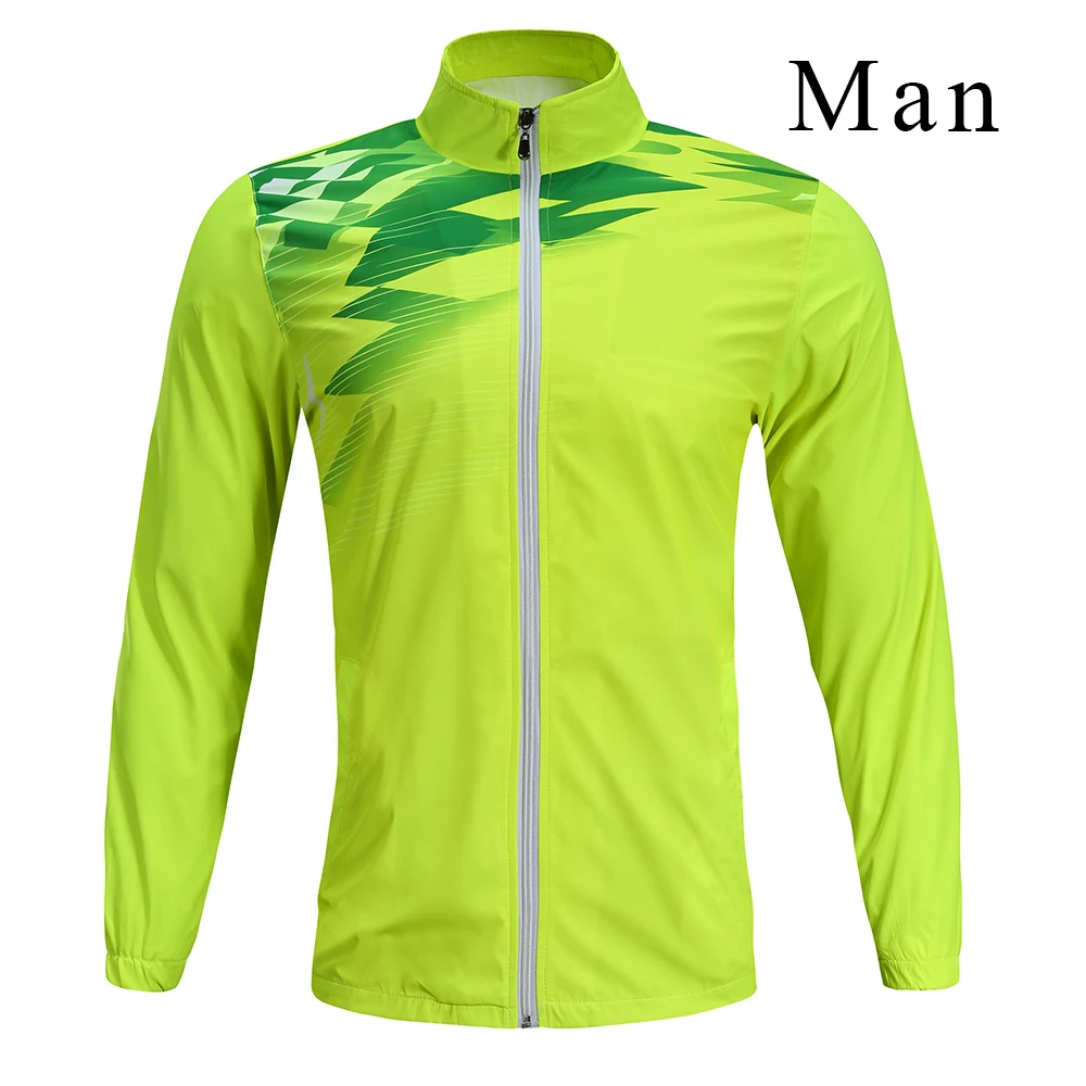 Man 1 jacket Теннис куртка на молнии Для женщин/Для мужчин, Бадминтон, Бадминтон куртка Настольный теннис Куртки, Теннис куртка 1101 - Цвет: Man 1 jacket