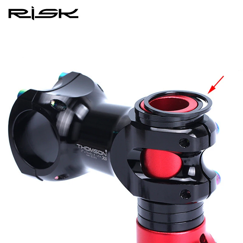 Риска комплект из 3 предметов 2/3/5 мм велосипедная рулевая колонка Spacer Алюминий