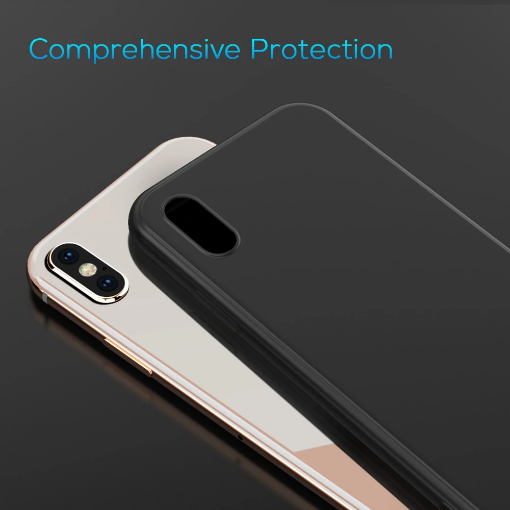 TOPK [5-Pack] роскошный Ультратонкий Мягкий ТПУ чехол для телефона iPhone X XR Xs Max 5 SE 6 7 8 6p 7p