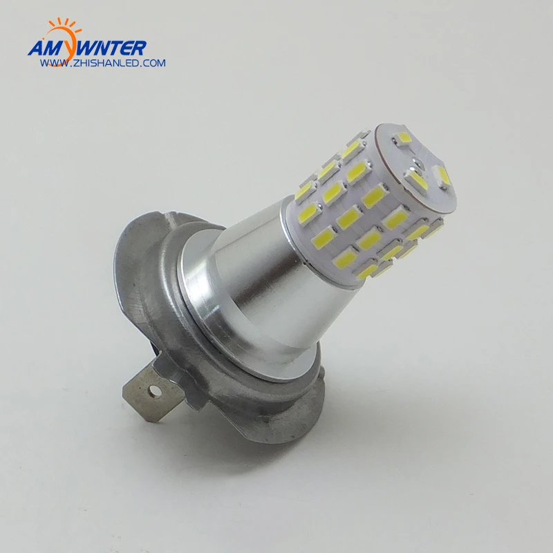 Фары H7 с светодиодной лампой для тумана Big Promotion, SMD 39 3014, светодиодный задний сигнал, лампочки для автомобильных фар, лампа 10-30 В постоянного тока, 4 штуки.