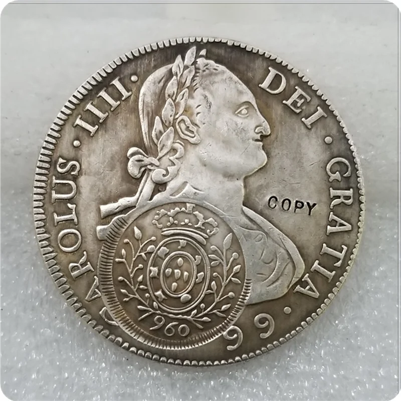 1799 Бразилия 960 рейс имитация монеты Безвалютные монеты 