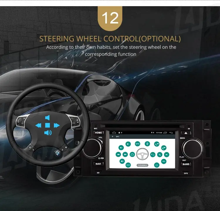 LJDA Android 10,0 автомобильный Радио Мультимедиа DVD gps для Chrysler 300C PT Cruiser Aspen Sebring Dodge caliber джип RAM Grand Cherokee