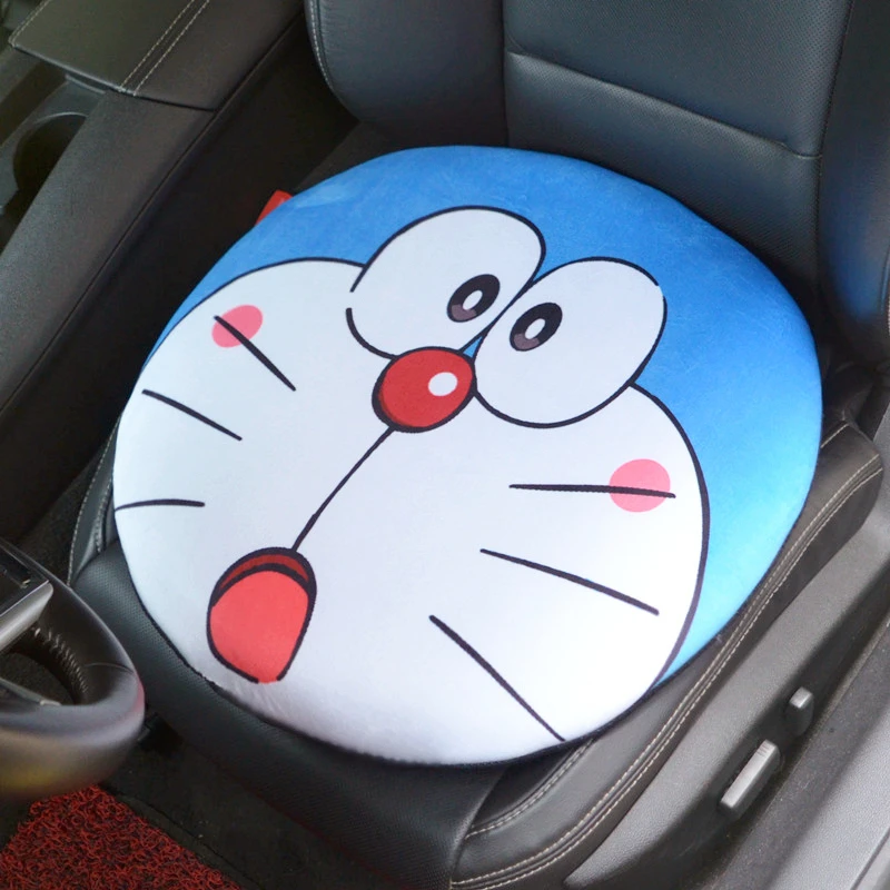 1 шт., мультяшная плюшевая подушка Doraemon, Автомобильная подушка безопасности, чехол для ремня, коробка для получения бумажных полотенец, коробка для салфеток, мягкая игрушка
