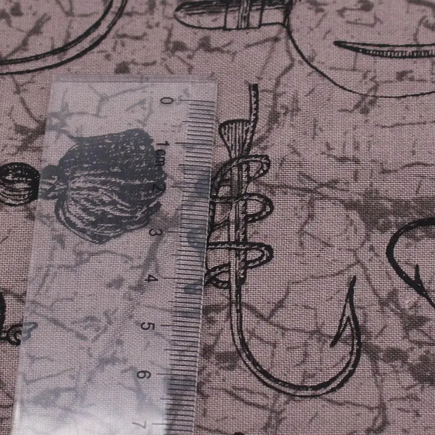 Рыболовная приманка рыболовный крючок ткань с принтом для морской рыбалки