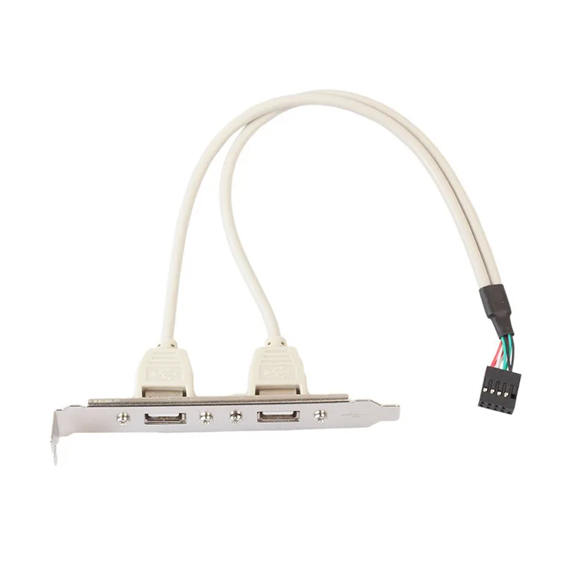 Кабель кронштейн с портом USB 2/4 для материнской платы 3.0 9 контактный на 2 гнезда 20