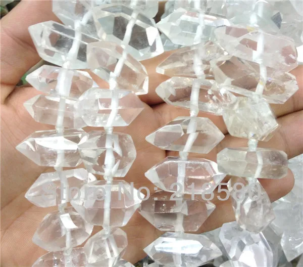 

Clear Quartz Crystal Nugget Beads For Jewelry Making 16inch Strand Approx 15mm-22mmx20-35mm BE18595