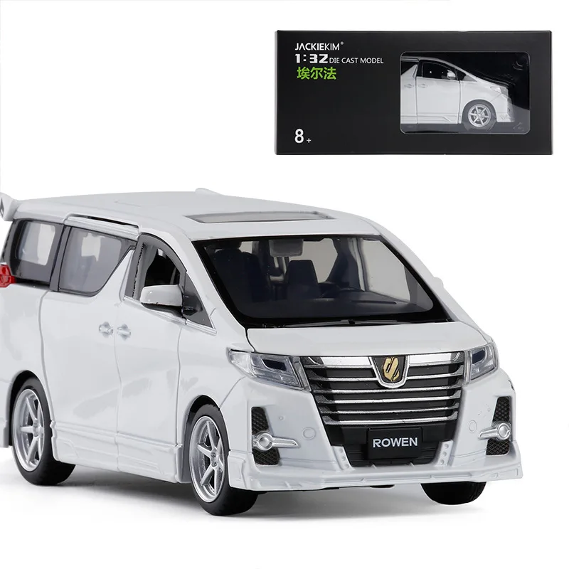 Модель автомобиля JK масштаб 1/32 6 шт./лот игрушки TOYOTA Alphard Rowen MPV модель под