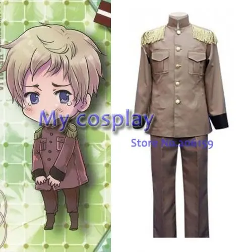 

Hetalia Axis Powers Latvia Galante Cosplay Costume For Men -- Freeshipping