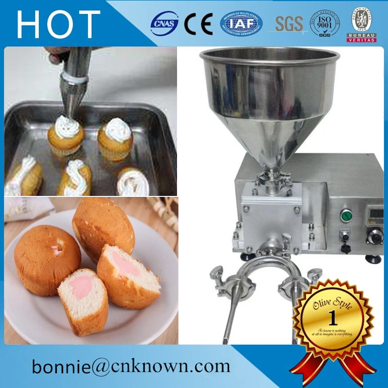 Роскошная машина для наполнения шоколадного Джем и кремом используемая