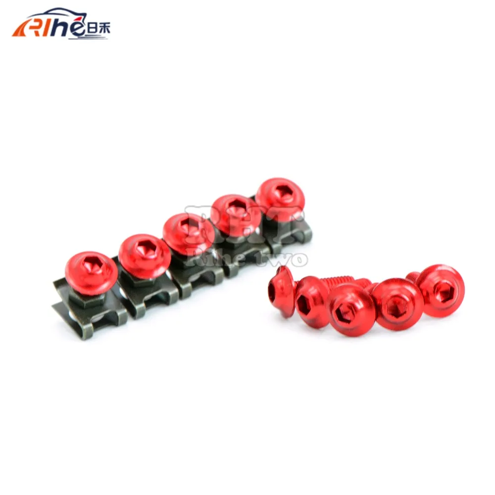 6mm motorcycle fairing screw for bmw r1200gs F800 GS s1000rr suzuki bandit 250 GSXR 600/750 GSF 600 Bandit S-X yamaha fz6 fazer |