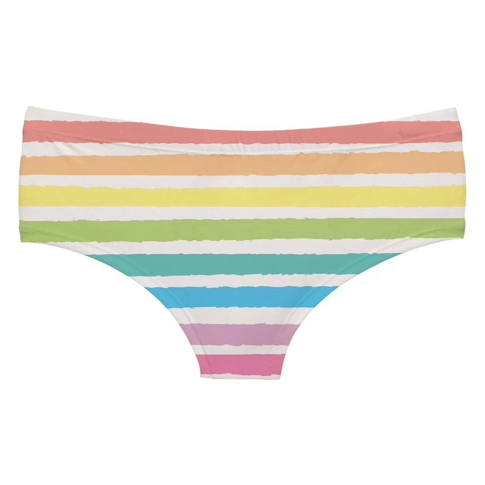 Женские трусы с забавным принтом LEIMOLIS красивые трусики пуш-апом | Женская одежда