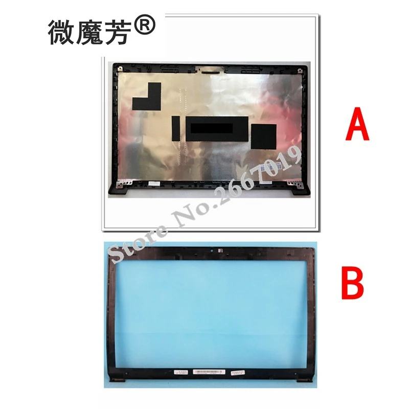 Для lenovo B590 lcd задняя крышка задняя верхняя крышка чехол 60.4xb04 012 60.4xb04 001 90201909/lcd Передняя рамка Крышка 60.4xb05 001 41.4XB03 - Цвет: A and B