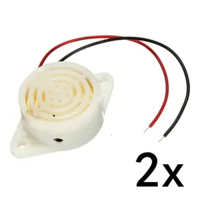 Электронный звуковой сигнал, прерывистый непрерывный звуковой сигнал для Arduino SFM-27, 2 шт.лот, 95 дБ, 3-24 В, 12 В