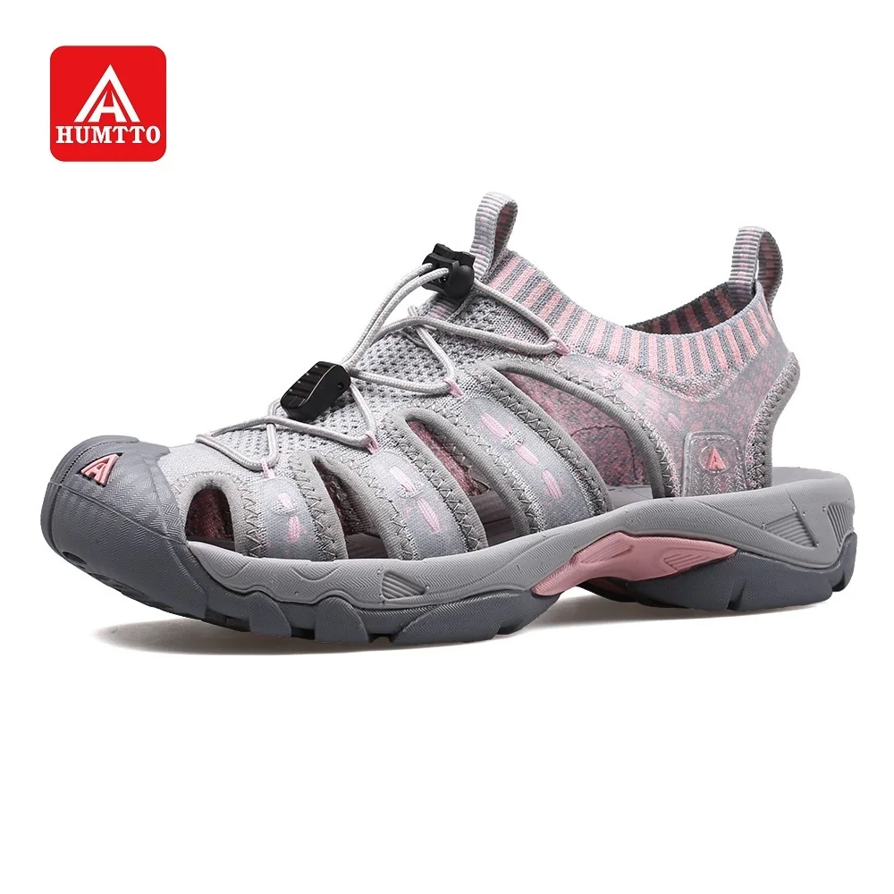 

HUMTTO Brand Sandals Men Beach Shoes for Women Summer Outdoor Soft Breathable Non-slip Quick Dry Female Hiking Water Shoes Mens