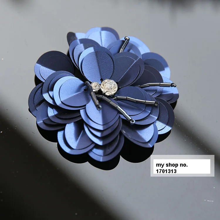 3D Ручная работа бусины цветы патчи для одежды сделай сам Пришивные блестки