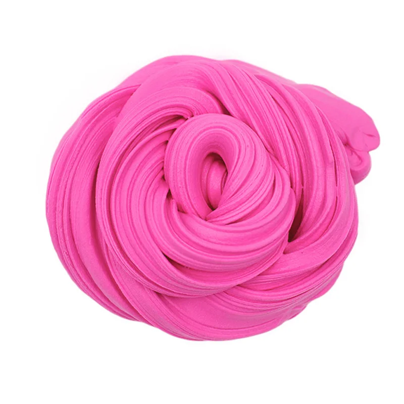 Roseo Slime Красочные Пушистые Floam Slime пенопластовые бусины поставки антистресс хлопковая глина волшебный песок игрушка Интеллектуальный Пластилин для детей - Цвет: Roseo Slime