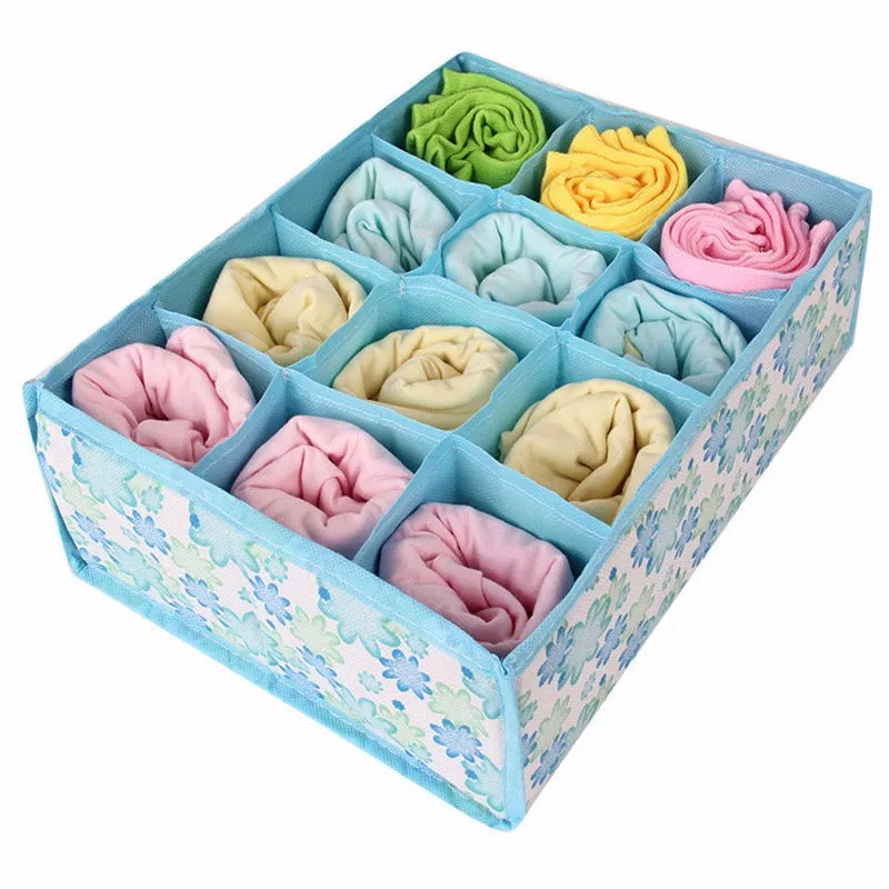 12 ячеек ящики для хранения галстуков носки шорты бюстгальтер нижнее белье