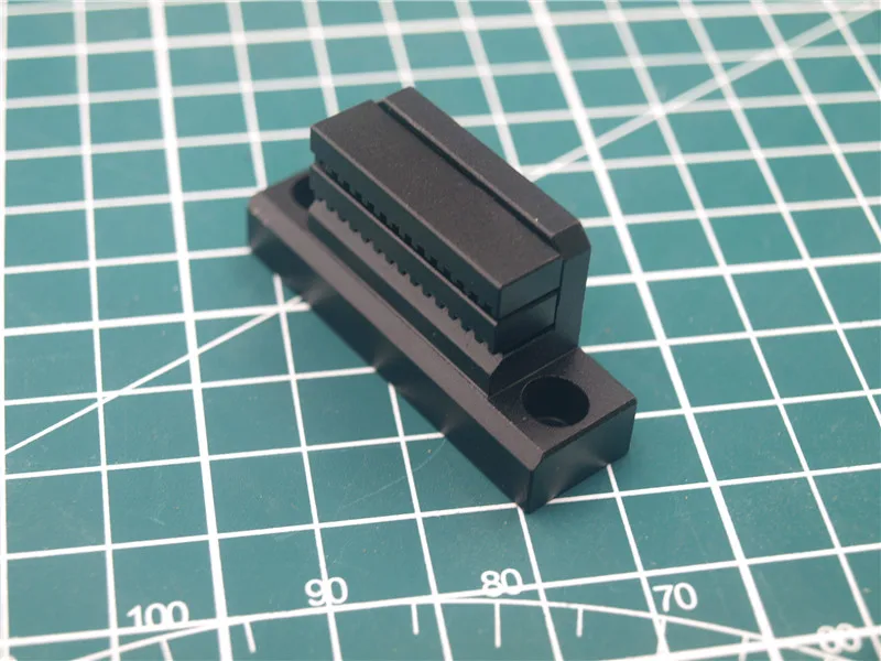 1 шт. Prusa i3 MK3 черный анодированный алюминиевый сплав Y образный ременной держатель