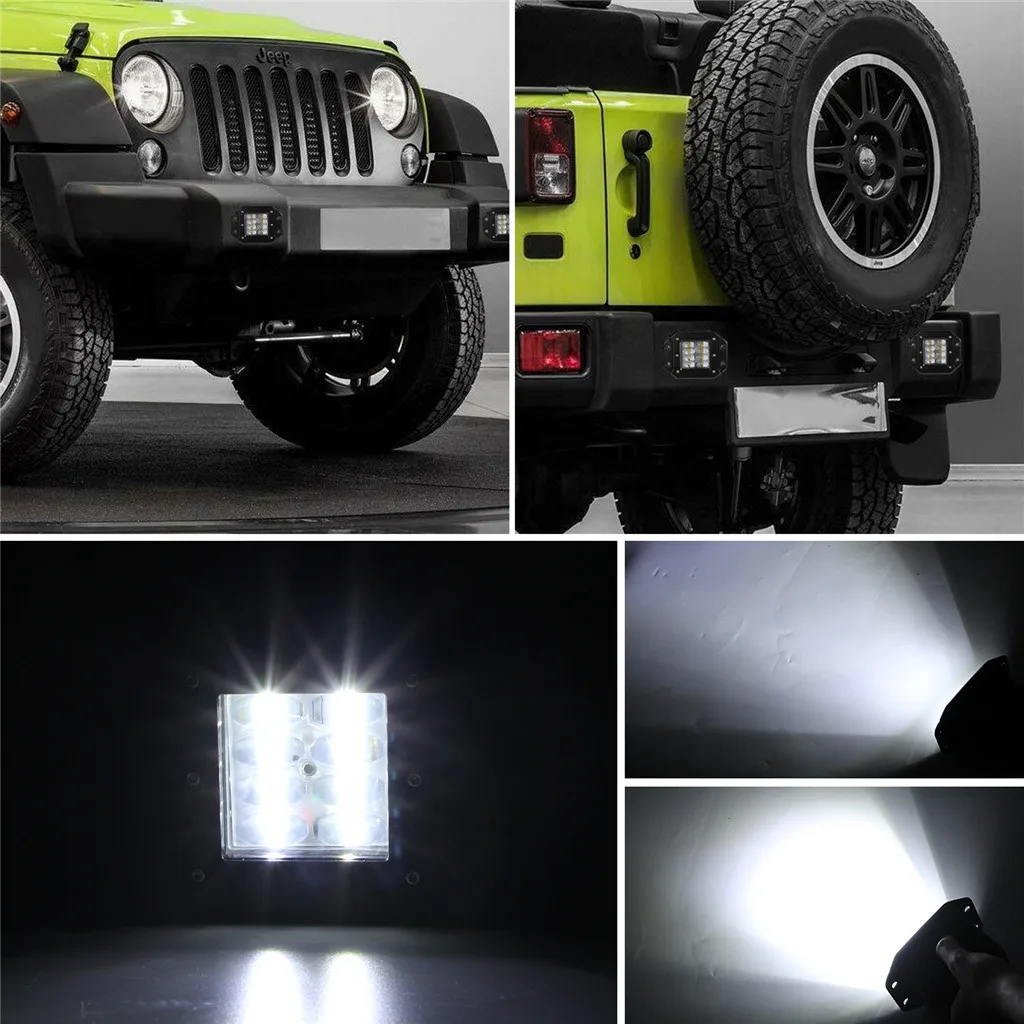 Светодиодный светильник рабочий 4 ряда для заднего бампера 80 Вт 4in|Фонарики и