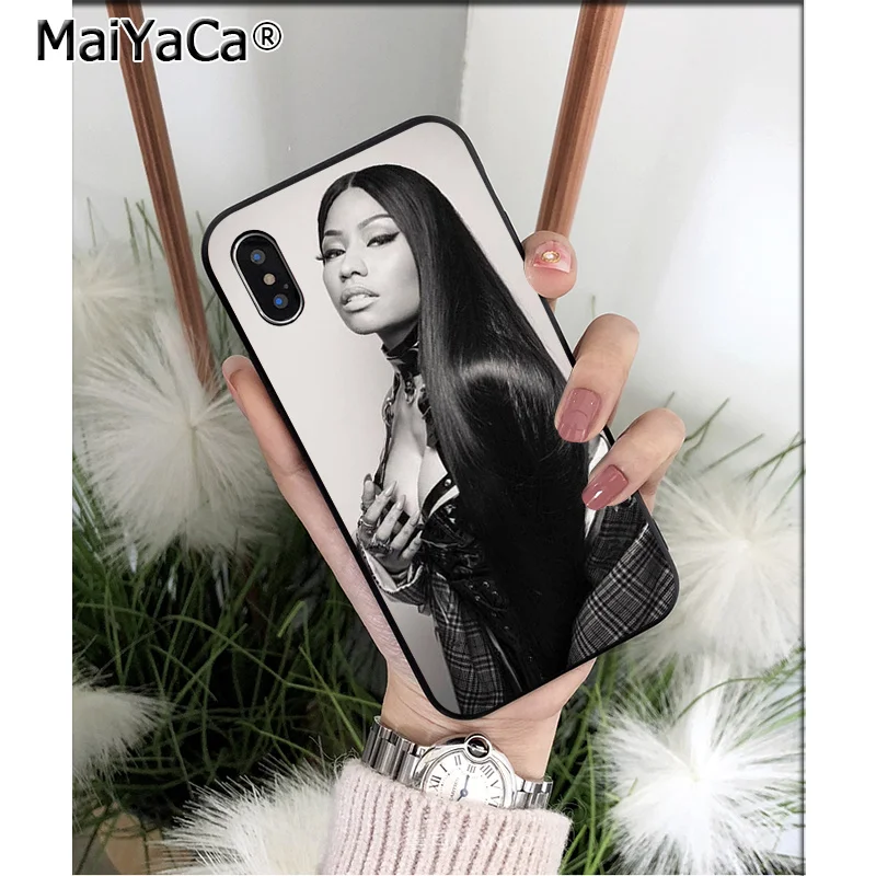 MaiYaCa сексуальный Звездный певец Nicki Minaj TPU мягкие Аксессуары для телефона чехол Apple