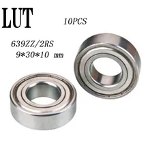 639ZZ Подшипник 9*30*10 (мм) подшипник 10 шт. 639 2RS 639Z ZZ хромированные