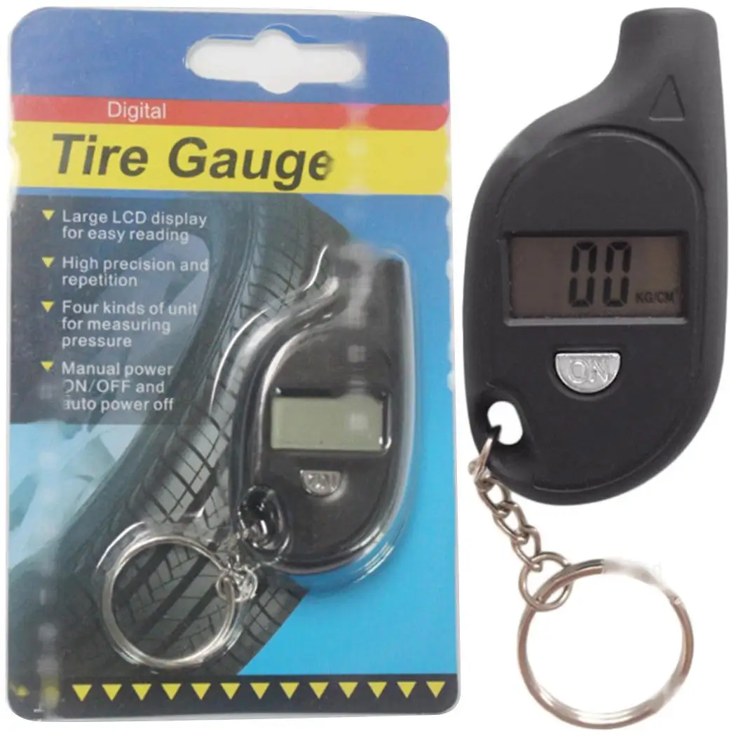 1 шт. Мини Автомобильный шиномонтажный манометр портативный цифровой ЖК-дисплей