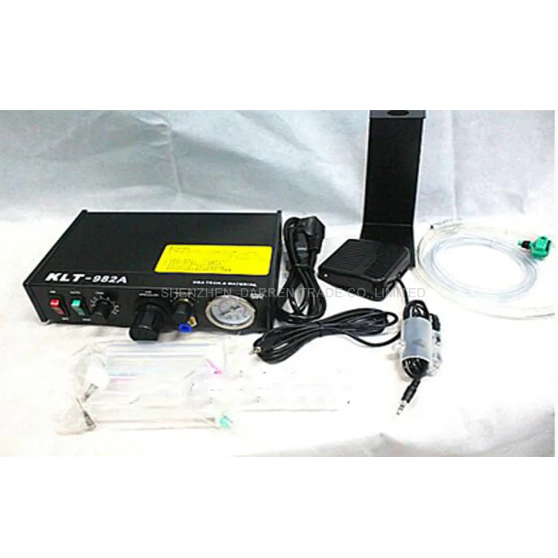 

Automated Glue Dispenser Solder Paste Liquid Semi Automatic Dispensing Machine Controller Dropper KLT-982A 110v220V