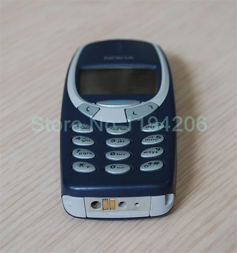 Разблокированный сотовый телефон Nokia 3310 2G GSM Поддержка русской и английской