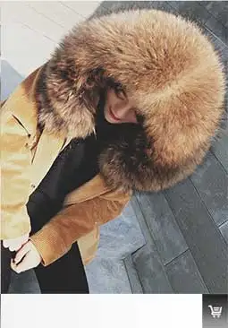 Новинка, женское пуховое пальто, парка из натурального меха енота, большой меховой воротник, капюшон, Женская съемная подкладка из меха енота, теплое пальто, пальто из натурального меха
